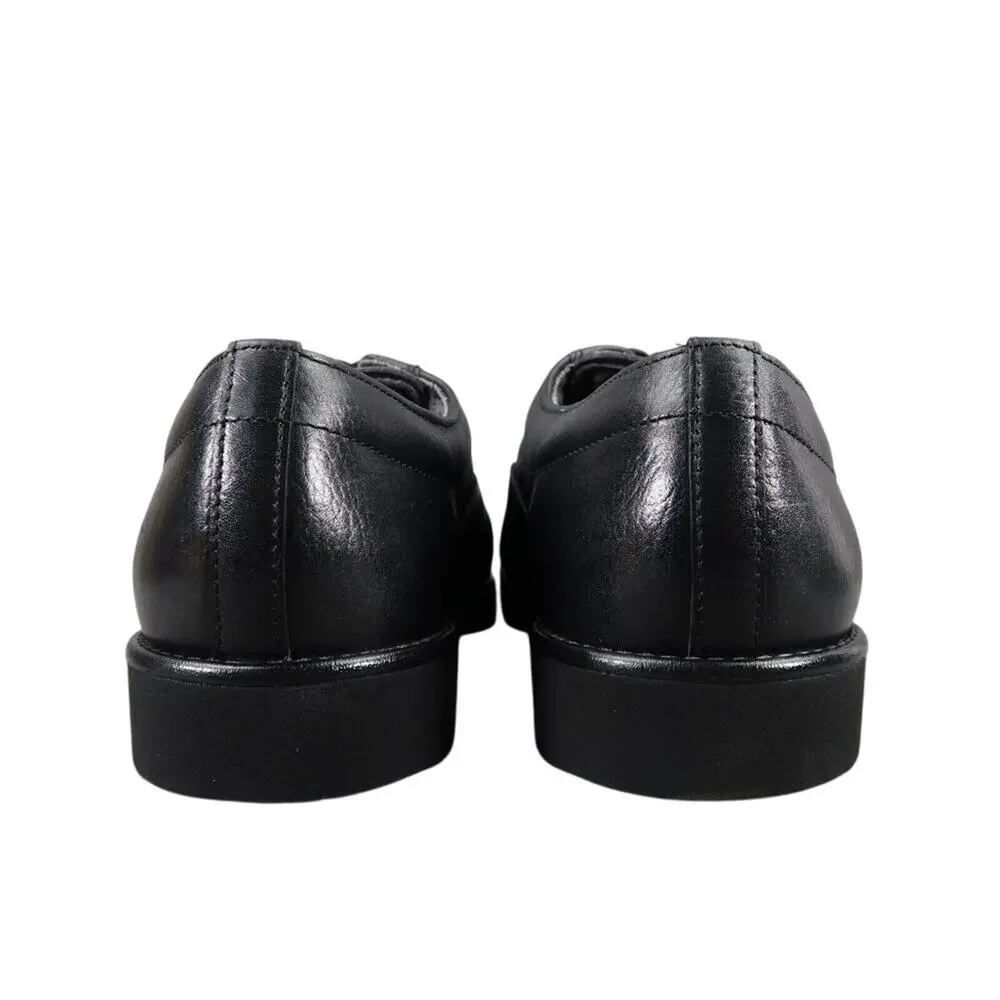 Dexter Shoes Mens 11.5 Oxford Dress Cap Toe Leather Comfort Formal Black Career